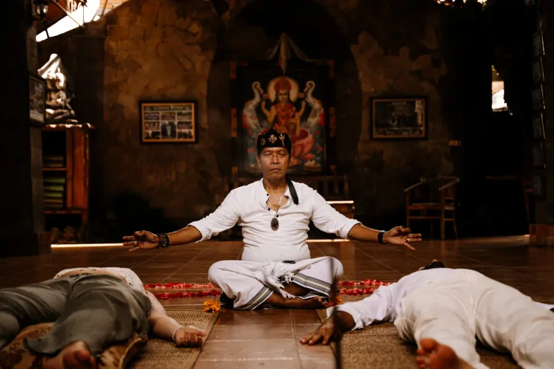 Sanación en templo sagrado