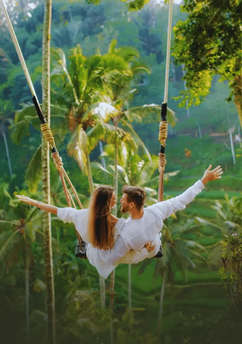 Lugar escénico del tour en Bali