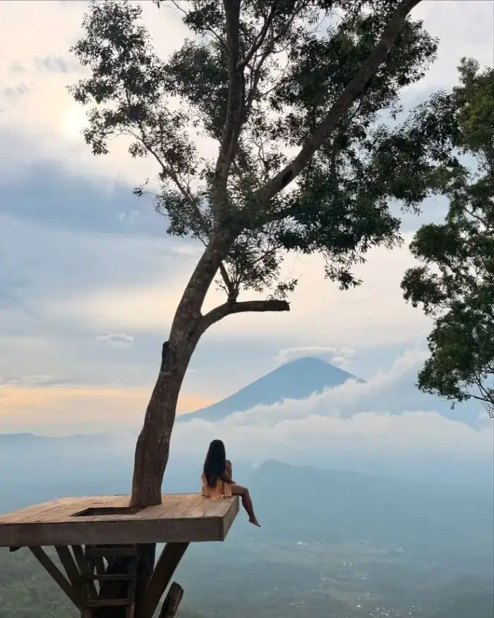 Vista de montaña desde Lahangan Sweet