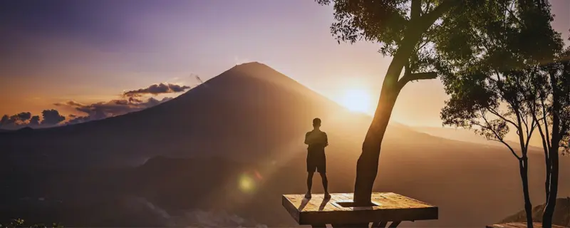 Mirador Lahangan Sweet con el Monte Agung