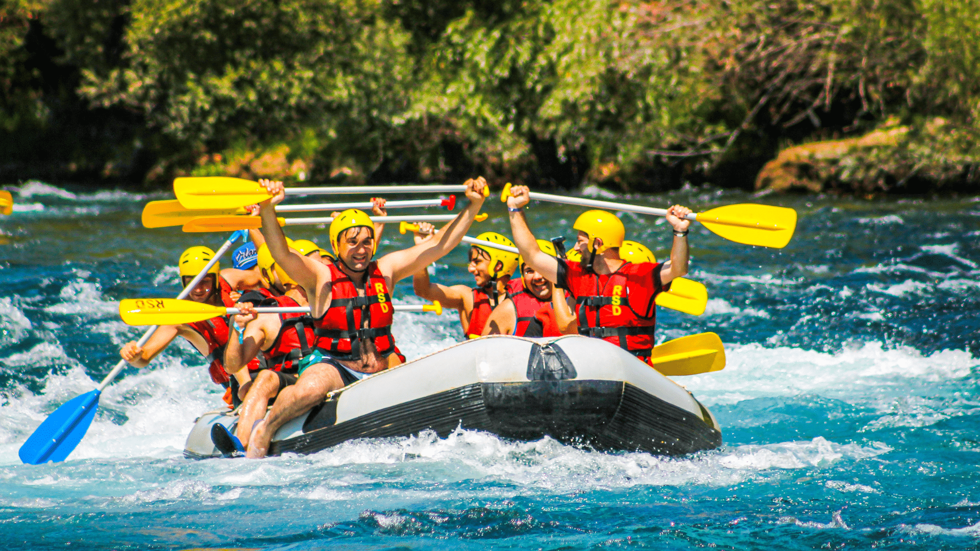 Rafting in Ayung river
